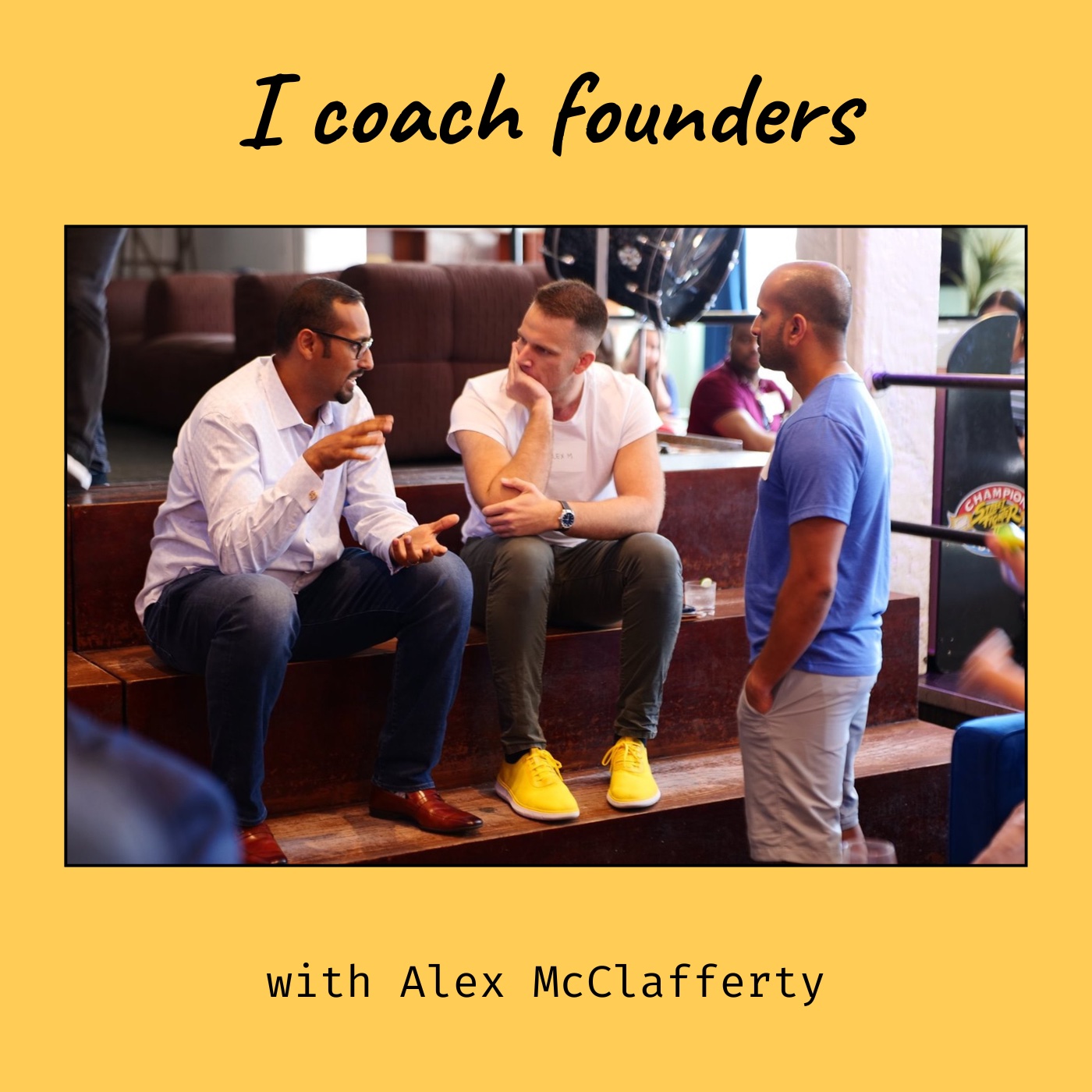 I coach founders podcast cover